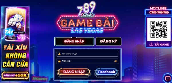 Bảng hướng dẫn đăng nhập 789Club