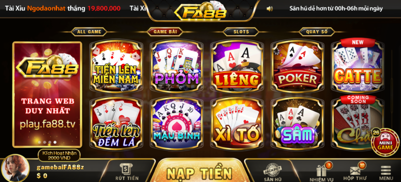 Dễ dàng truy cập và tham gia cổng game Fa88