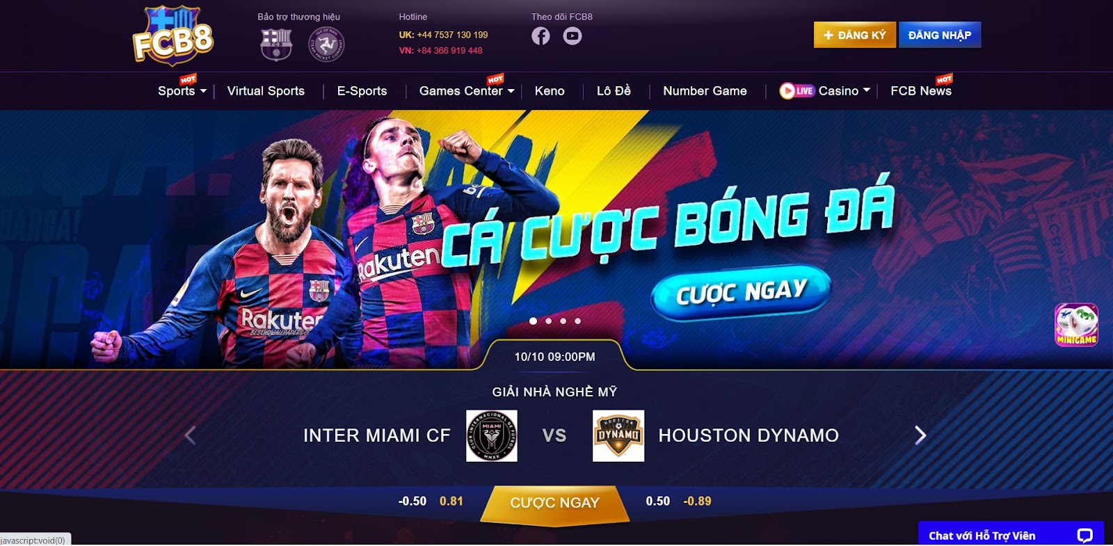 Nhà cái cá cược bóng đá FCB8 đến từ châu Âu