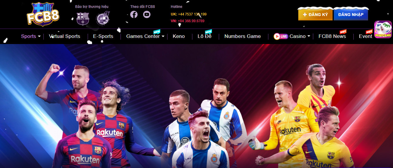 Cá cược thể thao sản phẩm chủ đạo của FCB8