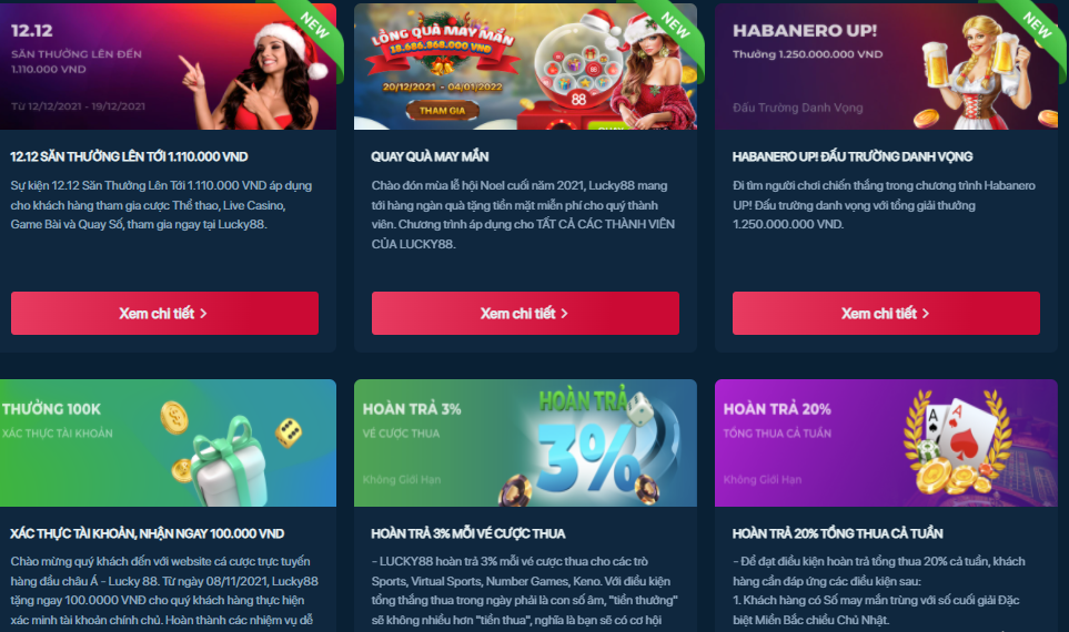 Promosi di Lucky88