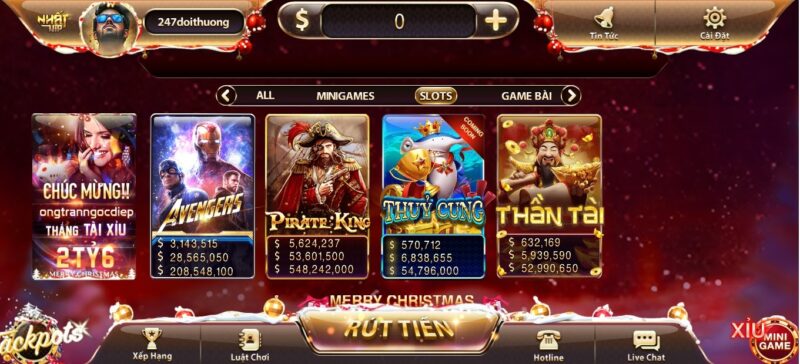 Hệ thống các tựa game Slot Game