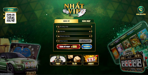 Đăng ký tài khoản tại cổng game NhatVip