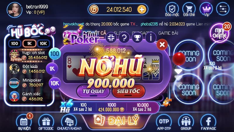 Bốc Club Các game bài nổi bật tại nhà cái game bài