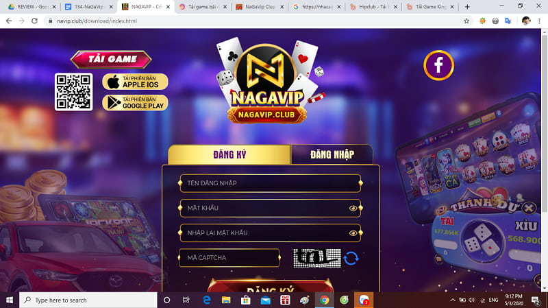 NagaVIP Cách đăng ký tài khoản tại nhà cái