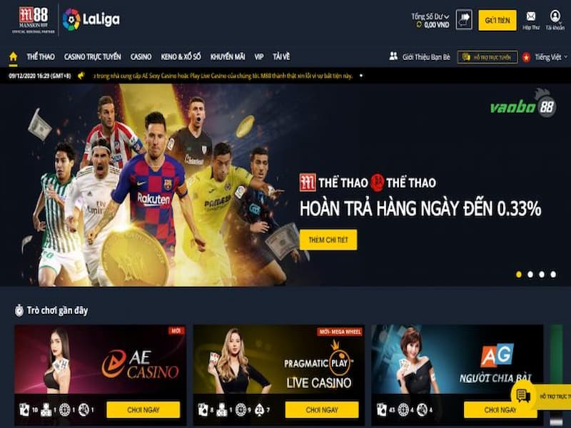 Tổng quan về nhà cái M88